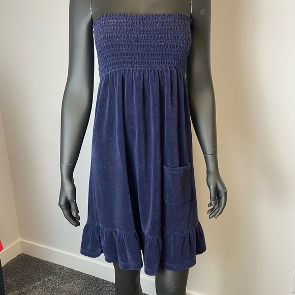 Juicy Couture Other - Juicy couture TOWEL TERRY SMOCKED DRESS L